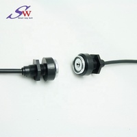 Lecteur de sonde iButton STM TMR-IRON-PLH à un fil avec LED et couvercle étanche noir, garantie de 3 mois pour le contrôle d'accès intérieur