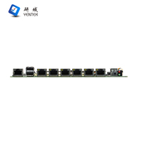 Placa Base Firewall Intel N97 6 Intel I210AT LAN DDR4 32G M.2 Windows10 11 Linux Pfsense Servidor Placa Base Industrial