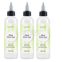 Colle Gel pour Extensions de Cheveux avec Logo Personnalisé, Adhésif Liquide à Tenue Temporaire pour Perruques, Gel d'Installation de Perruques, Marque Privée