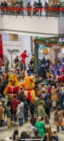 Disfraz de mascota inflable de muñeco de nieve de Santa certificado CE 2m/2,6 m/3M disfrute para adultos para Navidad carnaval anciano publicidad
