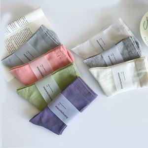 गर्मियों में महिलाओं के मोजे की <span class=keywords><strong>2026</strong></span> नई महिलाएं कपास के मोजे पैकेजिंग ब्रांड के क्रू व्हाइट - Product Image 3