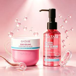 Professional Bond Repair Nourishing Hair Oil &amp; <strong>Masque</strong> Set Nano Infused 2-in-1 Deep Conditioning Treatment for Damaged/Dry Hair - Product Image 1