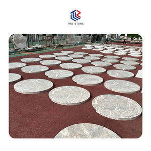 โต๊ะทรงกลมหินอ่อนสีขาวสำหรับโครงการโรงแรมวิลล่า TMZ การออกแบบที่ทันสมัยสำหรับโครงการโรงแรมวิลล่า fior Di Bosco - Product Image 2