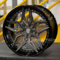 Rines Forjados de 2 Piezas XINLAI en Color Gunmetal de 19 Pulgadas 5x112 5x114.3 para BMW M3 M4 M5 para Mercedes-Benz C63 E63 para Audi RS5 RS7