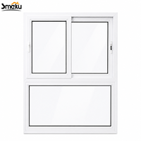 Puerta Corredera de PVC con Certificación CE Smeku, Doble Acristalamiento con Aislamiento Térmico para Dormitorio y Proyectos Residenciales Europeos