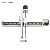 Mini actuador lineal UMOT de 20mm, carga de 30kg, mesa Xy, brazo robótico, tornillo de bola, guía de riel lineal, Tobogán, escenario Cnc para tornos de cama inclinada
