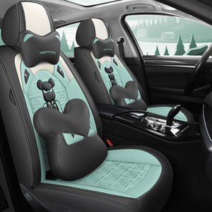 Fundas universales de cuero para <span class=keywords><strong>asientos</strong></span> de coche, accesorios impermeables de alta calidad, venta al por mayor - Product Image 3