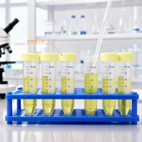 Tube à centrifuger en plastique de 25 ml, stérile, design citron, emballé en sachet, consommables de laboratoire jetables, largement utilisés dans la recherche médicale
