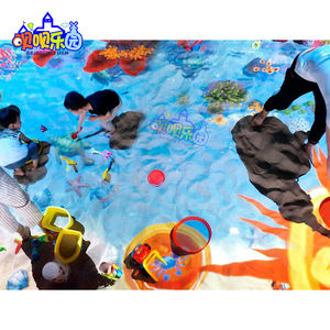 Jeux actifs avec projecteur personnalisé, projection océanique, vie <span class=keywords><strong>marine</strong></span>, thème plage, projection de piscine de sable pour château gonflable intérieur - Product Image 2