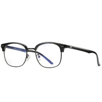 Monture de lunettes Anti-bleu de haute qualité, lunettes d'affaires pour hommes et femmes, lunettes optiques Vintage, Prescription de myopie