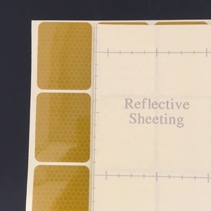 Khả năng hiển thị cao Micro lăng trụ phản quang xe đạp Mũ bảo hiểm dán Kim Cương lớp PVC Pet in tấm cho đêm cưỡi - Product Image 3