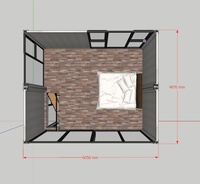 Maison modulaire préfabriquée en acier de 40 pieds, conteneur détachable, cabine, boutique, usage d'urgence, maison mobile de secours, bureau, habitation