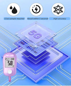 Glucómetro veterinario para uso doméstico para mascotas pequeñas con diabetes - Product Image 2