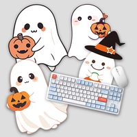Alfombrilla de ratón personalizada de la serie Fantasma de Halloween de nuevo estilo, accesorios de escritorio de oficina, alfombrilla de ratón de recuerdo, alfombrilla para ordenador