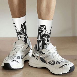 Chaussettes personnalisées pour hommes et femmes, motif chien de berger belge <span class=keywords><strong>Malinois</strong></span> K9, chaussettes chaudes et tendance - Product Image 5