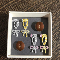 Faux nombril anneau Zircon mignon arc faux Piercing nombril bijoux Non Piercing corps bijoux Sexy femmes hommes Piercing
