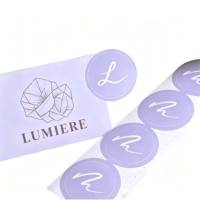 Étiquette autocollante personnalisée faite à la main en rouleau pour l'impression de produits chimiques quotidiens, alimentaires, autocollants d'étanchéité en plastique transparent couleur UV