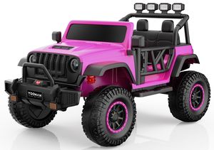 รถยนต์ของเล่นเด็กไฟฟ้าสำหรับเด็กอายุ 2 ถึง 10 ปี ขับเคลื่อนด้วยแบตเตอรี่ รถยนต์พลาสติก 4 ล้อ พร้อมคุณสมบัติสำหรับผู้ขับขี่ - Product Image 3