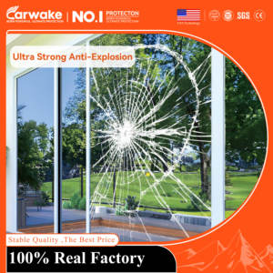 Film de protection anti-éclatement 8 mil pour vitres de bâtiment, film de sécurité transparent pour fenêtres - Product Image 3