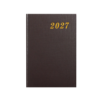 Carnet à couverture en cuir A5 personnalisé avec logo, journaux à couverture rigide pour les études et les notes, fournitures de bureau