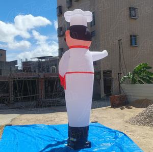 3 متر الإعلان عالية نفخ التلويح اليد طاه السماء راقصة نفخ الهواء طاه راقصة للإعلان مطعم - Product Image 2