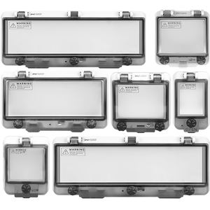 Caja de Distribución de Protección MCB de Bajo Voltaje, Monofásica, Pequeña, con Cubierta Protectora Transparente IP67 para Ventana Eléctrica - Product Image 3