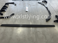 XLstyling voiture pare-chocs lifting Aero Kit véritable Fiber de carbone diffuseur arrière lèvre avant jupe latérale pour BMW série 3 F80 M3 kit de carrosserie