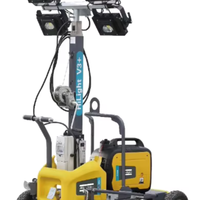 Projecteur mobile COB LED Atlas Copco HiLight V3+ avec lampes de 50 000 heures pour flotte de location