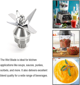 Máy Xay Sinh Tố Cầm Tay 6 Lưỡi Bằng Thép Không Gỉ Chất Lượng Cao Sáu Lưỡi Cho Máy Xay Sinh Tố <span class=keywords><strong>Ninja</strong></span> Lưỡi - Product Image 3