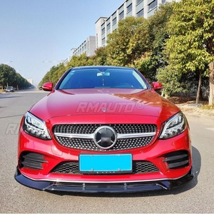 <b>Car</b> Front Bumper Lip <b>Diffuser</b> Spoiler Glossy Black Modification Part for Mercedes Benz C-Class W205 2019-2021 <b>Car</b> Accessories - Product Image 6