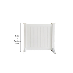 Classique et populaire <span class=keywords><strong>blanc</strong></span> résistant à la Corrosion solide et facile à installer maison jardin cour Villa arrière-cour sécurité <span class=keywords><strong>Pvc</strong></span> clôture - Product Image 6