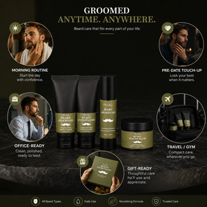Prodotti da <span class=keywords><strong>Barba</strong></span> <span class=keywords><strong>per</strong></span> <span class=keywords><strong>Uomo</strong></span>: <span class=keywords><strong>Kit</strong></span> Completo di Shampoo, Balsamo e Trattamento <span class=keywords><strong>per</strong></span> una <span class=keywords><strong>Barba</strong></span> Perfetta - Product Image 4