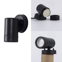 Mini Gu10 Down Applique Murale Décoration Maison Cour Paysage Mur Bâtiment Éclairage Applique Dc12v Dc24v Ac220v