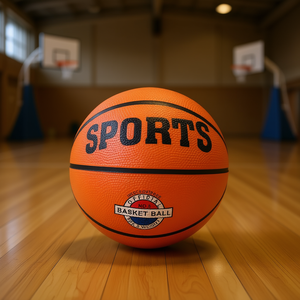 Pallone da Basket Sportivo Taglia 5 in Gomma per Allenamento Indoor con Logo Personalizzato, Confezione da 36 Pezzi - Product Image 2