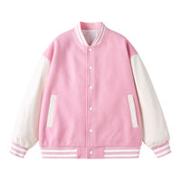 Vestes de baseball universitaires classiques de qualité supérieure pour hommes avec logo personnalisé, couleur marron et blanc, style Letterman, taille plus