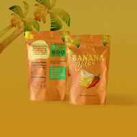Pochette Doypack Personnalisable 100% Recyclable en Plastique avec Fermeture Éclair Supérieure pour Aliments et Snacks, Impression Numérique