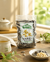 Sachet alimentaire transparent à trois soudures, qualité alimentaire, pour graines de tournesol, film d'emballage sous vide PA anti-perforation, pour une conservation optimale des croustilles