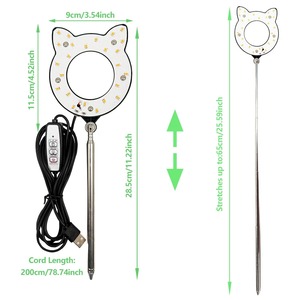 Lámpara LED de Espectro Completo para Crecimiento de Plantas Pequeñas de Interior, Lámpara para Macetas con Temporizador USB y Ajuste de Brillo para Plantas Verdes - Product Image 5