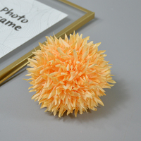 Crisantemo Artificial Grande para Regalo del Día de la Madre, Decoración de Centro de Mesa para Bodas y Fiestas, Bola de Flores de Pompones