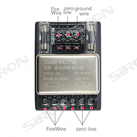 SiRON T072-20 Conception spéciale pour circuit de commande de climatisation Fonction 3 en 1 Alimentation électrique à avertissement LED Filtre Bloc de bornes