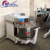 Mélangeur à spirale industriel pour pâte à pain 30L 80L 130L 200L 250L 300L 350L avec bol amovible et élévateur