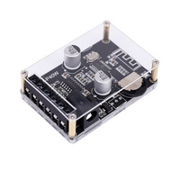 Carte amplificateur audio stéréo BT 5.0 XY-P40W 40Wx2 avec alimentation DC 12/24V et récepteur BT