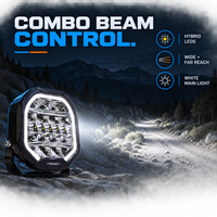 HSSH Nouveau phare de travail LED étanche IP69K de 7 pouces pour ATV, camion, tout-terrain