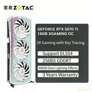 ZOTAC GPU GeForce RTX 5070 <span class=keywords><strong>Ti</strong></span> 16GB x GDDR7เล่นเกม OC เดสก์ท็อป256Bit คอมพิวเตอร์เกม - Product Image 1