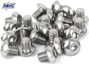 Thép carbon đen đầy đủ ren din7380 vít Allen chính bu lông <span class=keywords><strong>M2</strong></span>.5 m3 M4 M5 nút Đầu ổ cắm bu lông bu lông - Product Image 4