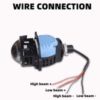 Système d'éclairage de phares de voiture à LED avec lentille de projecteur bi-LED automatique super lumineux 6000K 65W S9pro de 3 pouces de haute qualité