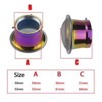 Karburator sepeda motor, tahan lama 50mm 55mm Kei Hin Mikuni PWK 21 24 26 28 30 32 34mm PE 28 30mm karburator sepeda motor Filter udara cangkir angin dengan jaring