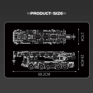 कारखाने की सस्ती कीमत मोल्ड किंग 17073 इंजीनियरिंग बिल्डिंग किट 3218 पीसी मोटर चालित क्रेन टक मोक पहेली खिलौने - Product Image 3