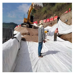 Usine SpunBond PP PET Aiguille Filament <span class=keywords><strong>Perforé</strong></span> Paysage Tissu Géotextiles être utilisé dans Divers Projets de Génie Civil - Product Image 1