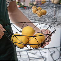 Panier de rangement en fil métallique écologique pour la cuisine, multifonctionnel, pour aliments, panier à fruits de bureau, vente chaude